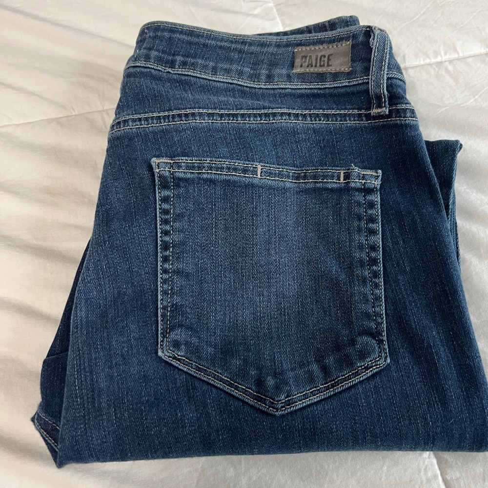 PAIGE Dark Blue Women Jeans